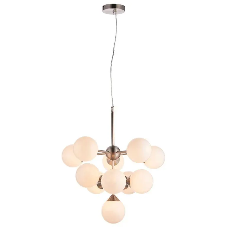 Globe Bulb Nickel Pendant