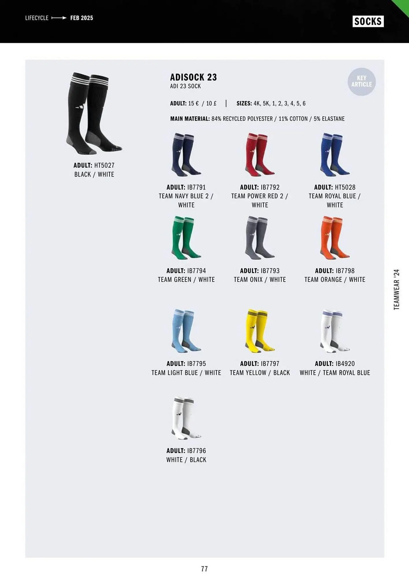 Adidas leaflet from 11 March to 31 December 2024 - Catalogue Page 77