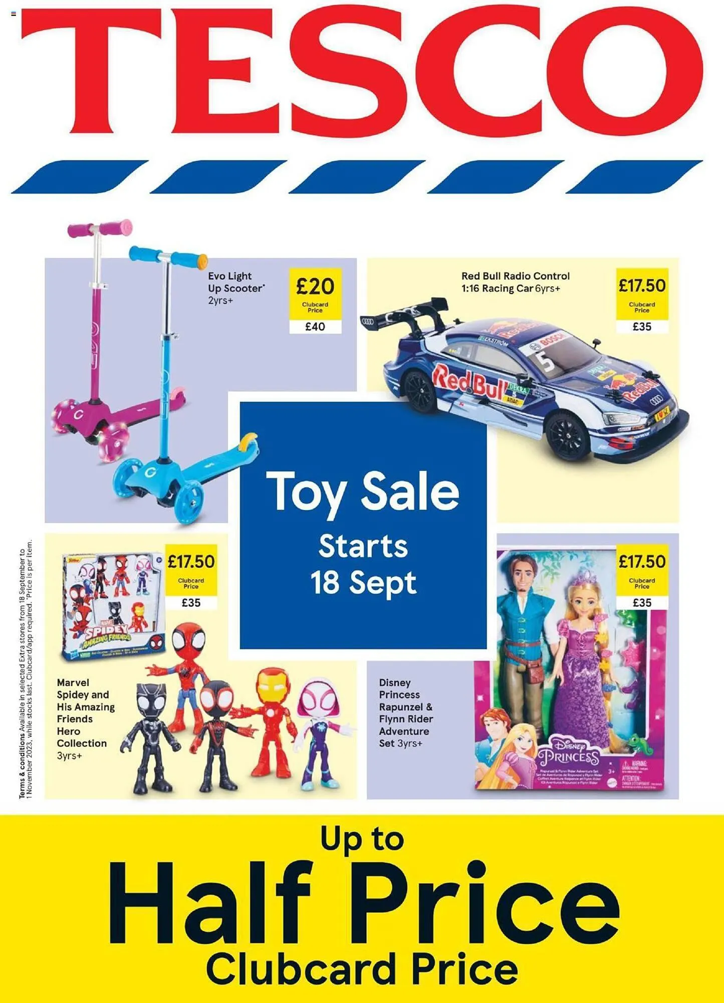 Tesco Catalog from 18 September to 1 October 2023 - Catalogue Page 1