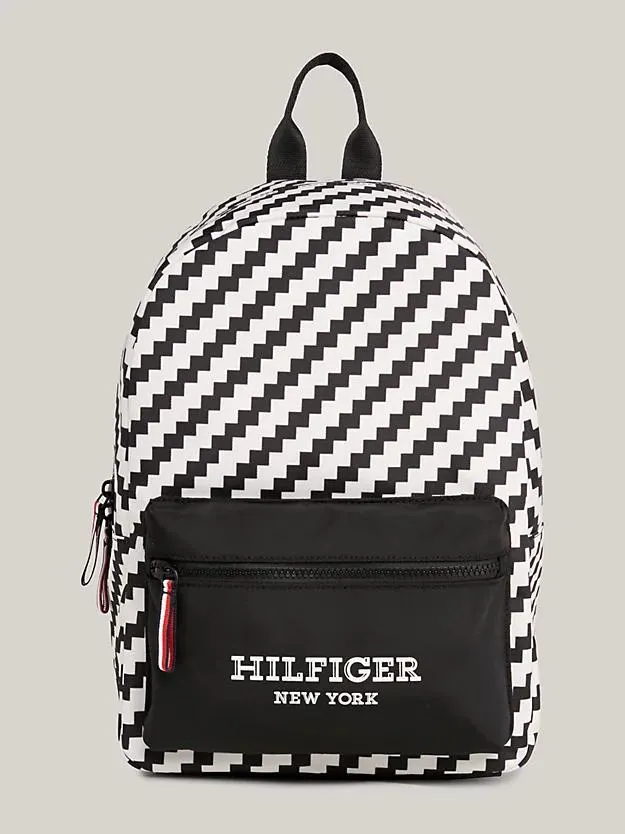 Kids' Hilfiger Monotype Jagged Stripe Backpack