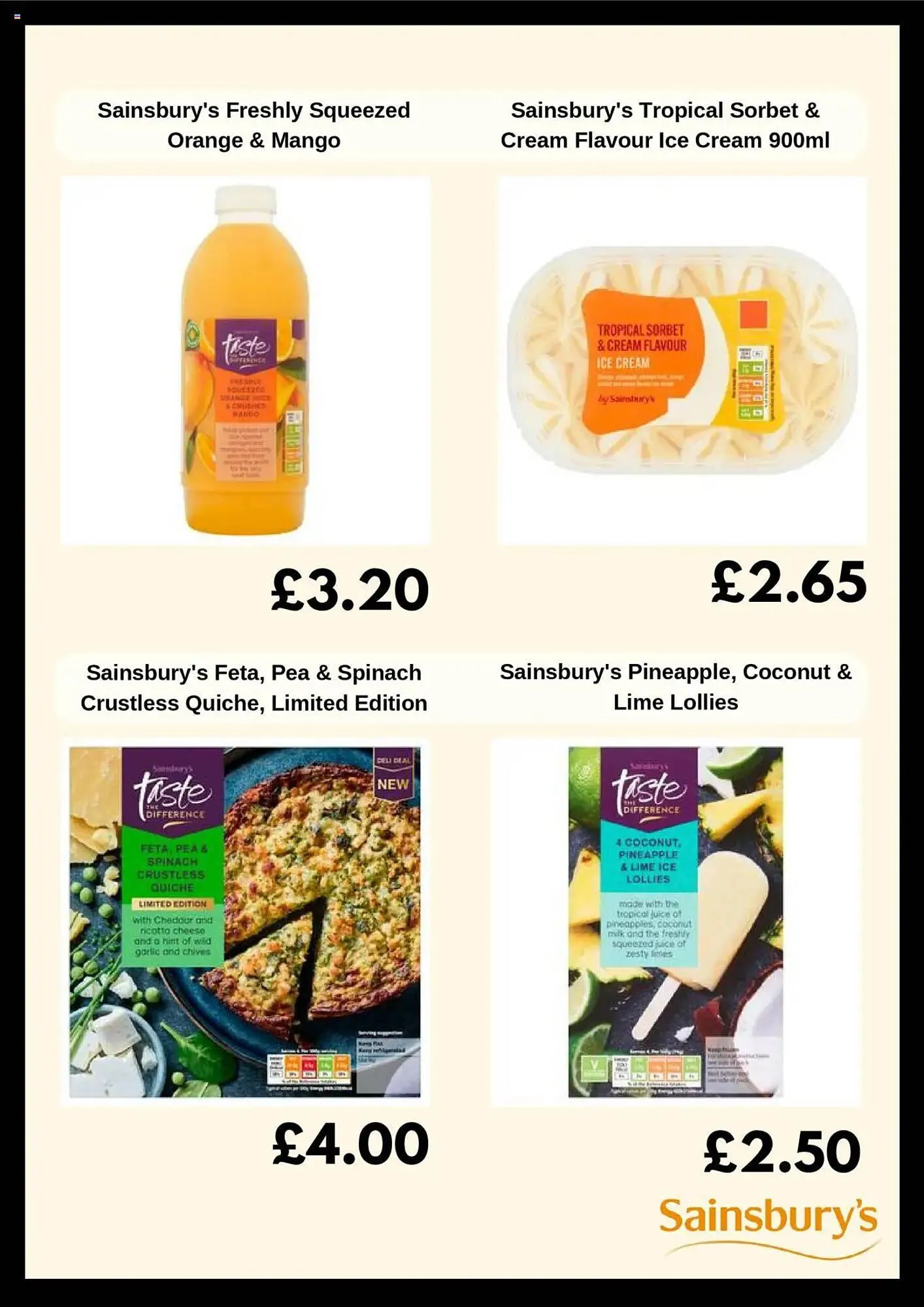 Sainsbury's leaflet from 22 April to 28 April 2025 - Catalogue Page 4