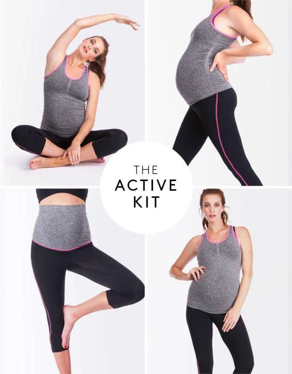The 2 Piece Active Kit – Pregnancy Yoga & Sportswear