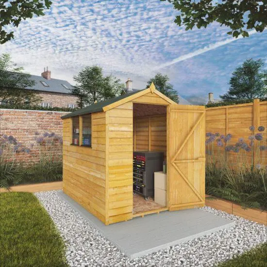 Mercia Overlap Apex Value Shed - 7 x 5ft