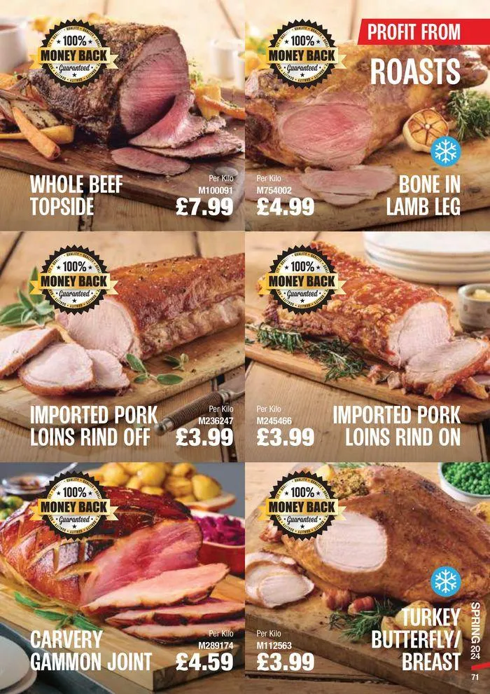 Catering Guide Spring 2024 from 11 March to 28 May 2024 - Catalogue Page 71