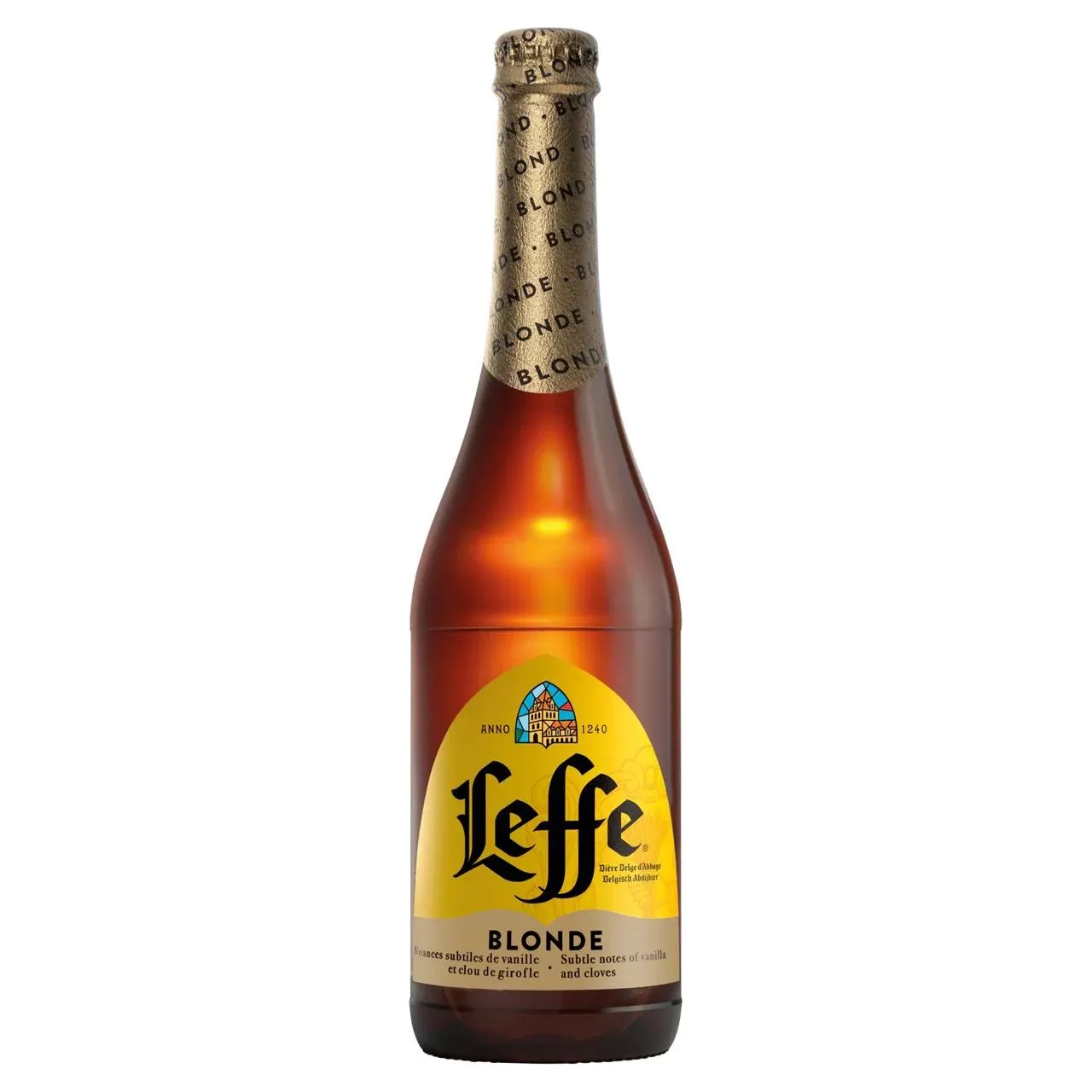 Leffe Blonde Beer Bottle