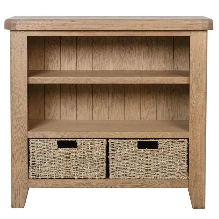 Heritage Oak Small Bookcase