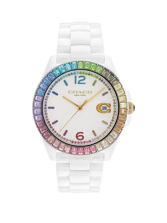 Ladies Greyson Rainbow Ceramic Watch