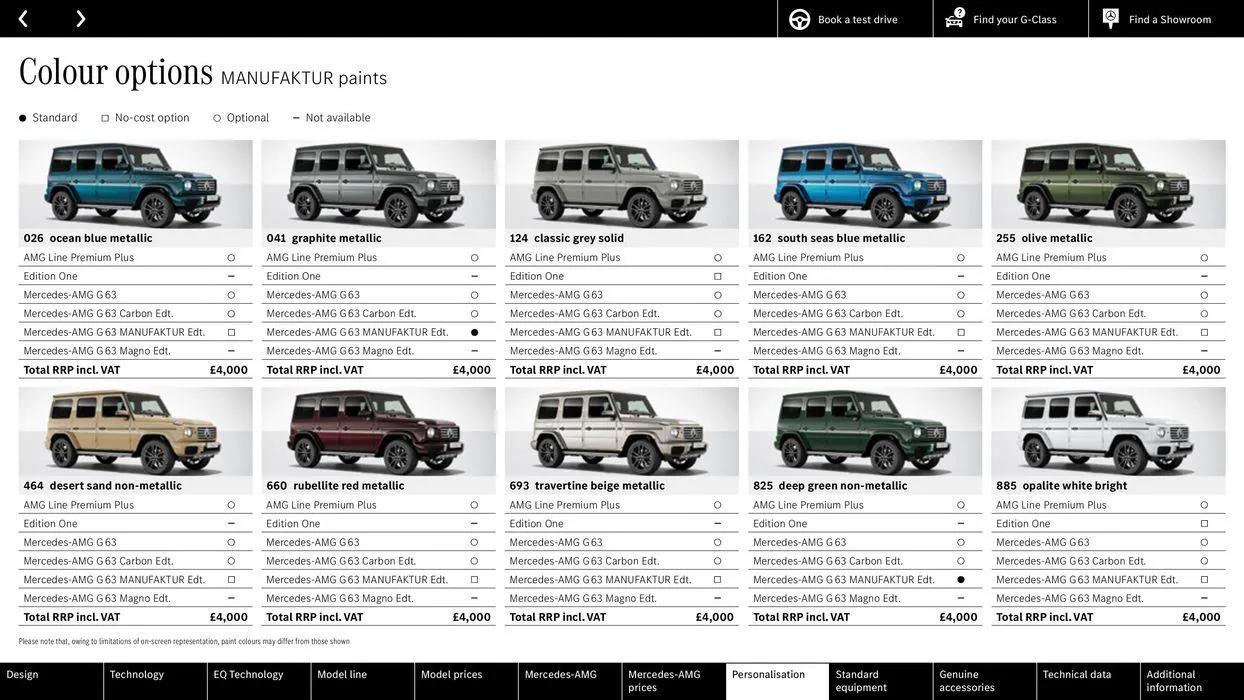 Mercedes Benz New G-Class from 10 August to 10 August 2025 - Catalogue Page 74