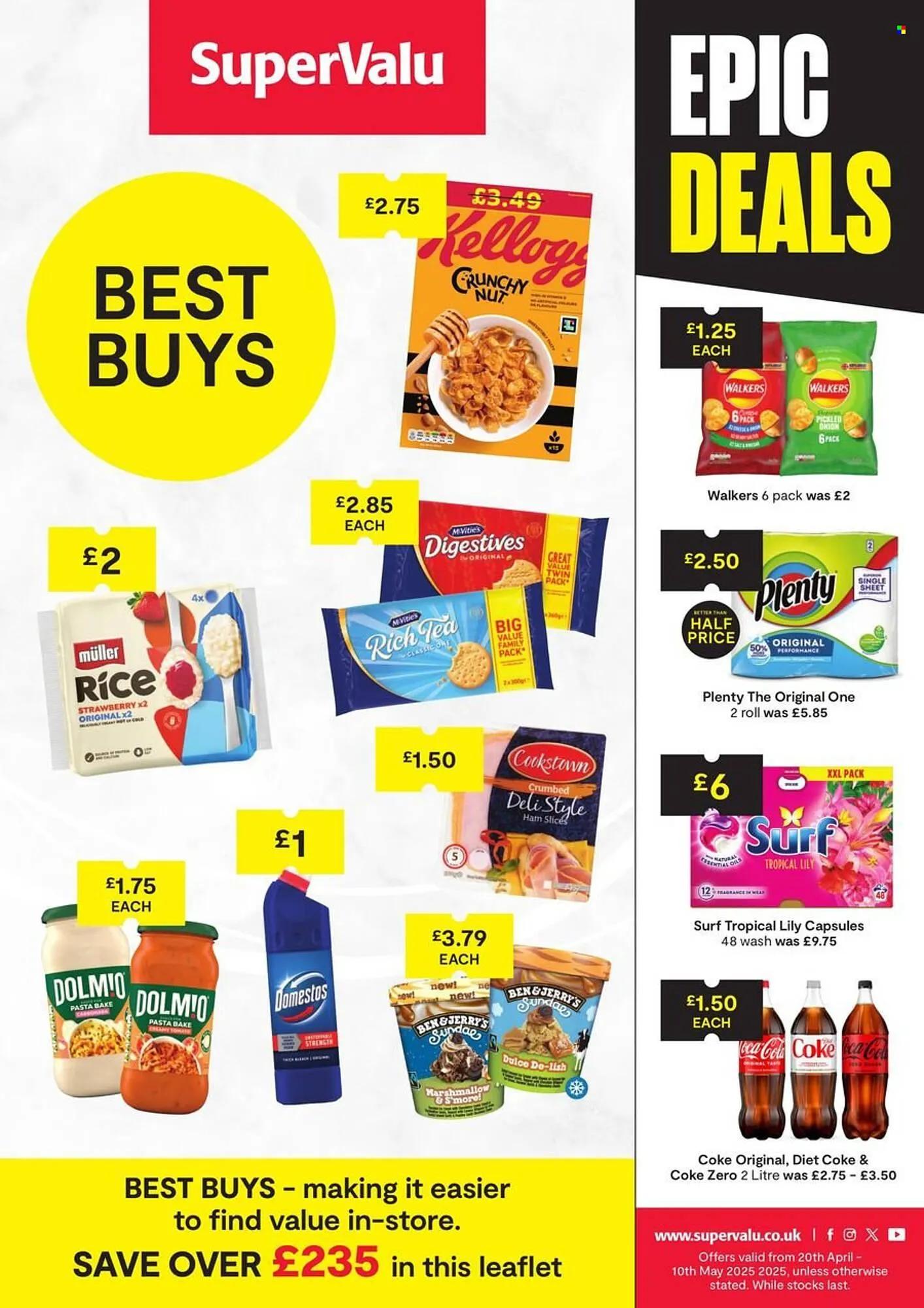 SuperValu leaflet from 20 April to 10 May 2025 - Catalogue Page 1