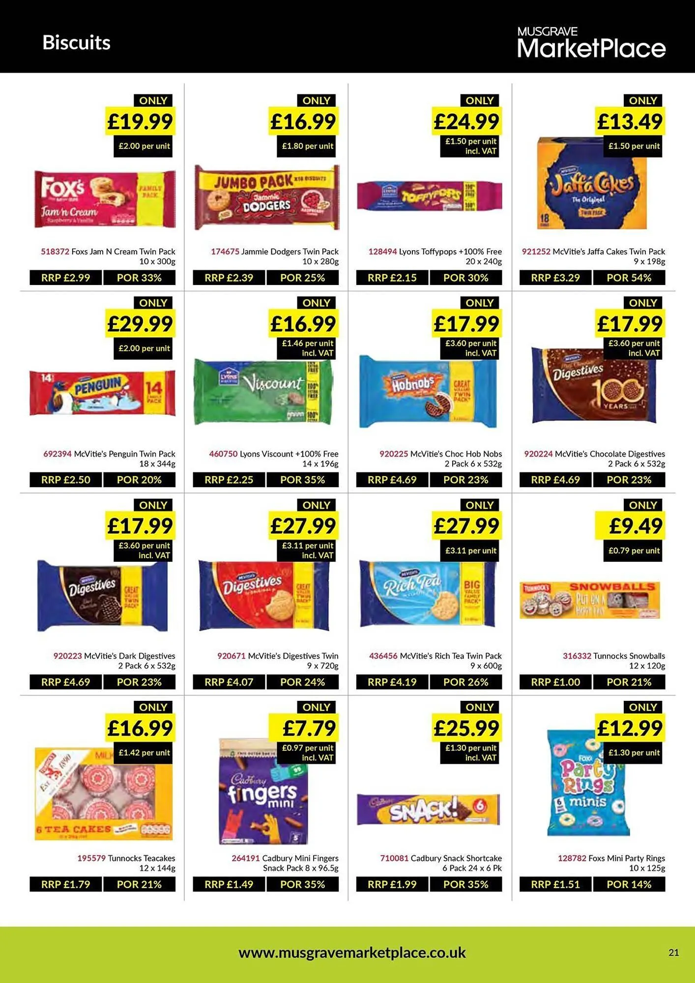 Musgrave MarketPlace leaflet from 27 October to 16 November 2025 - Catalogue Page 21