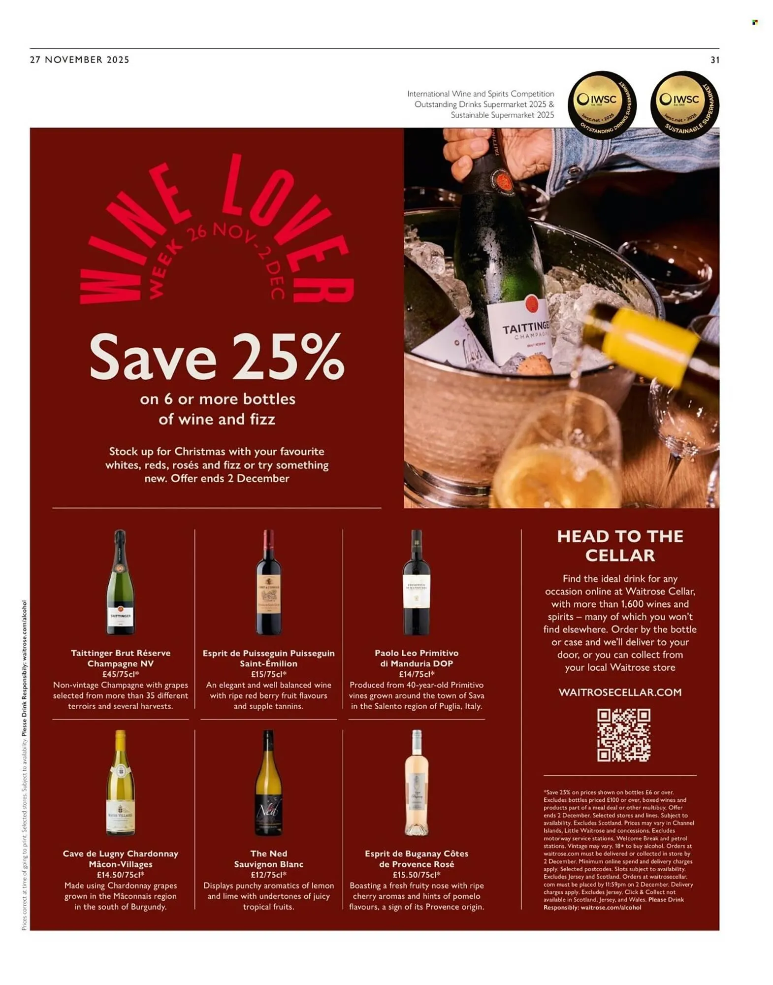 Waitrose catalogue from 26 November to 3 December 2025 - Catalogue Page 31