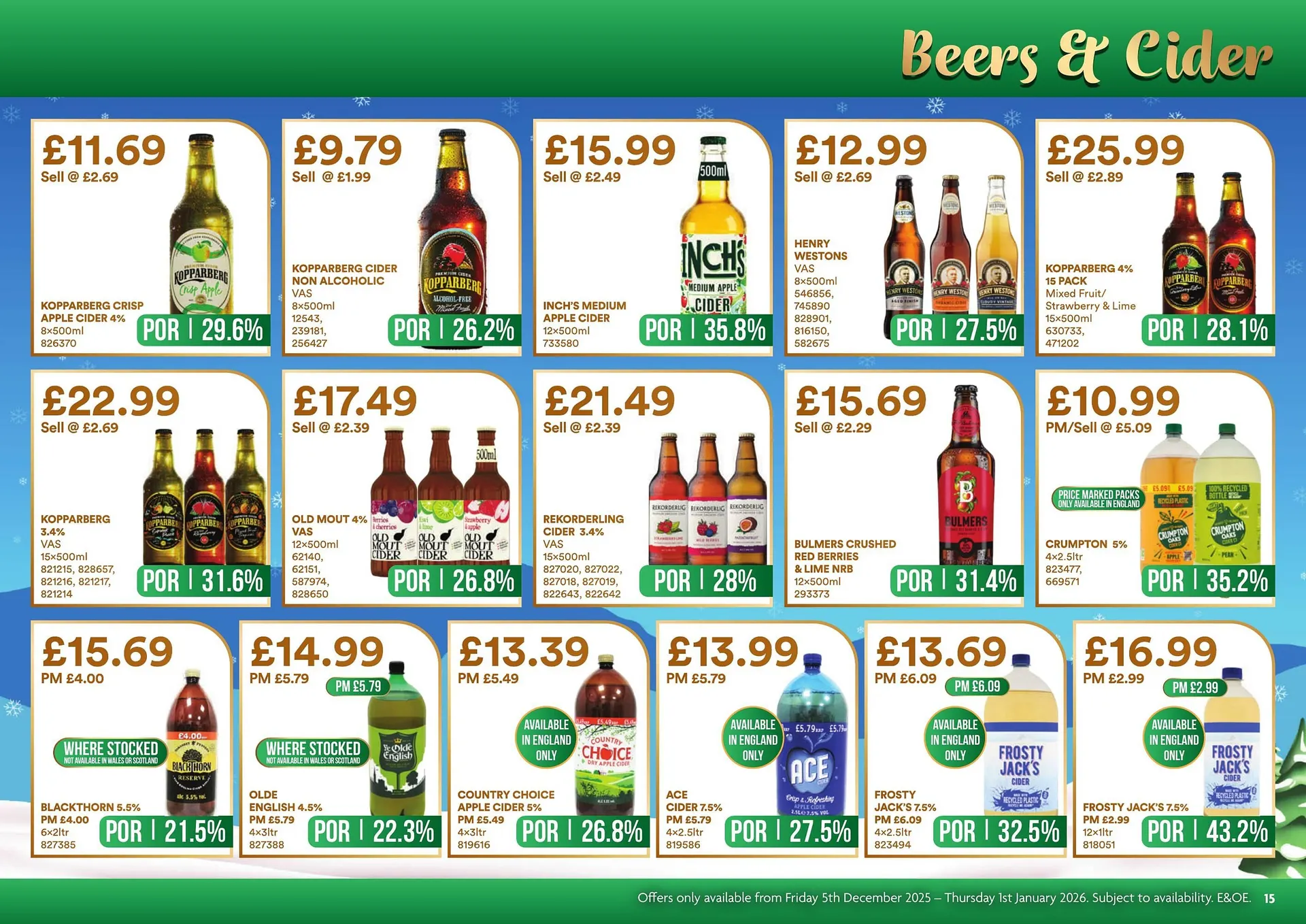 Bestway leaflet from 5 December to 1 January 2026 - Catalogue Page 15