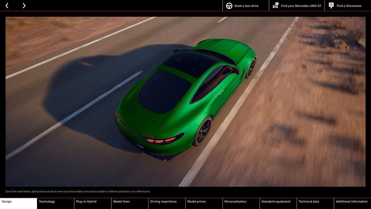 Mercedes-AMG GT Coupé from 22 August to 22 August 2025 - Catalogue Page 6