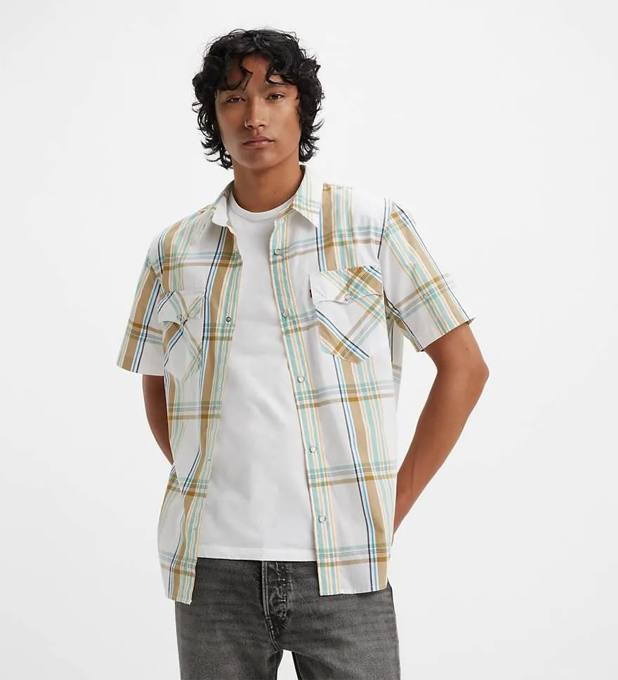 Short Sleeve Relaxed Fit Western Shirt