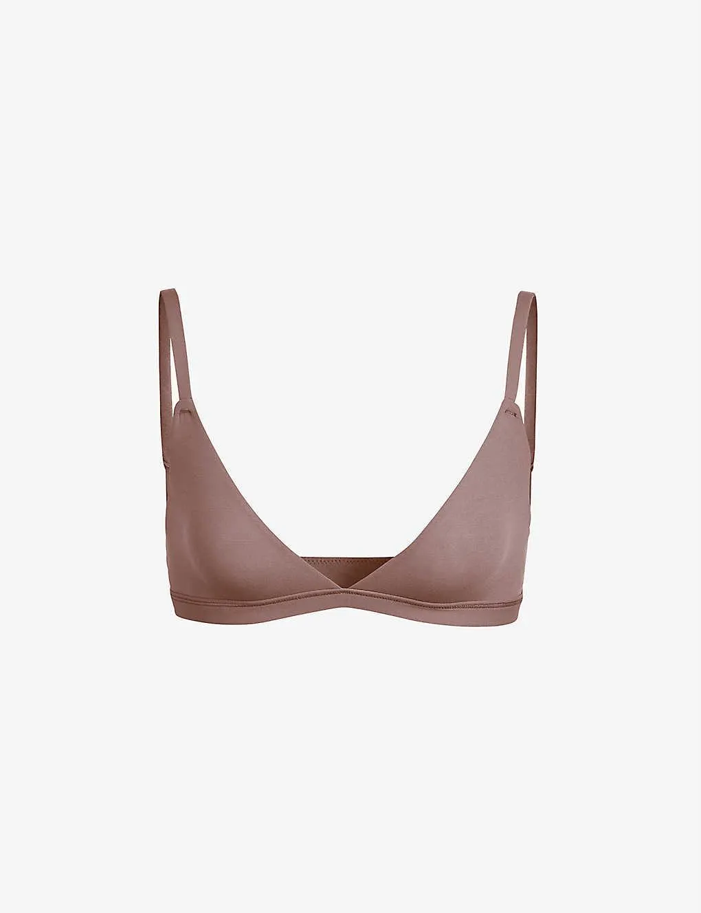 Fits Everybody triangle stretch-jersey bralette