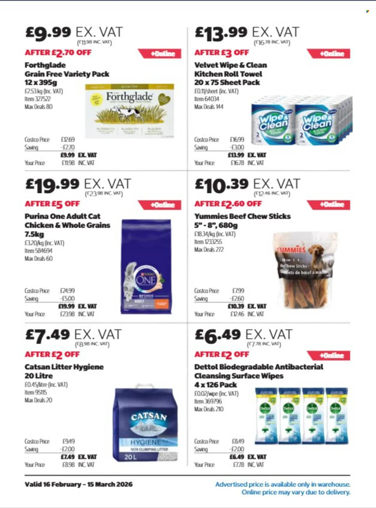Costco leaflet from 16 February to 15 March 2026 - Catalogue Page 22