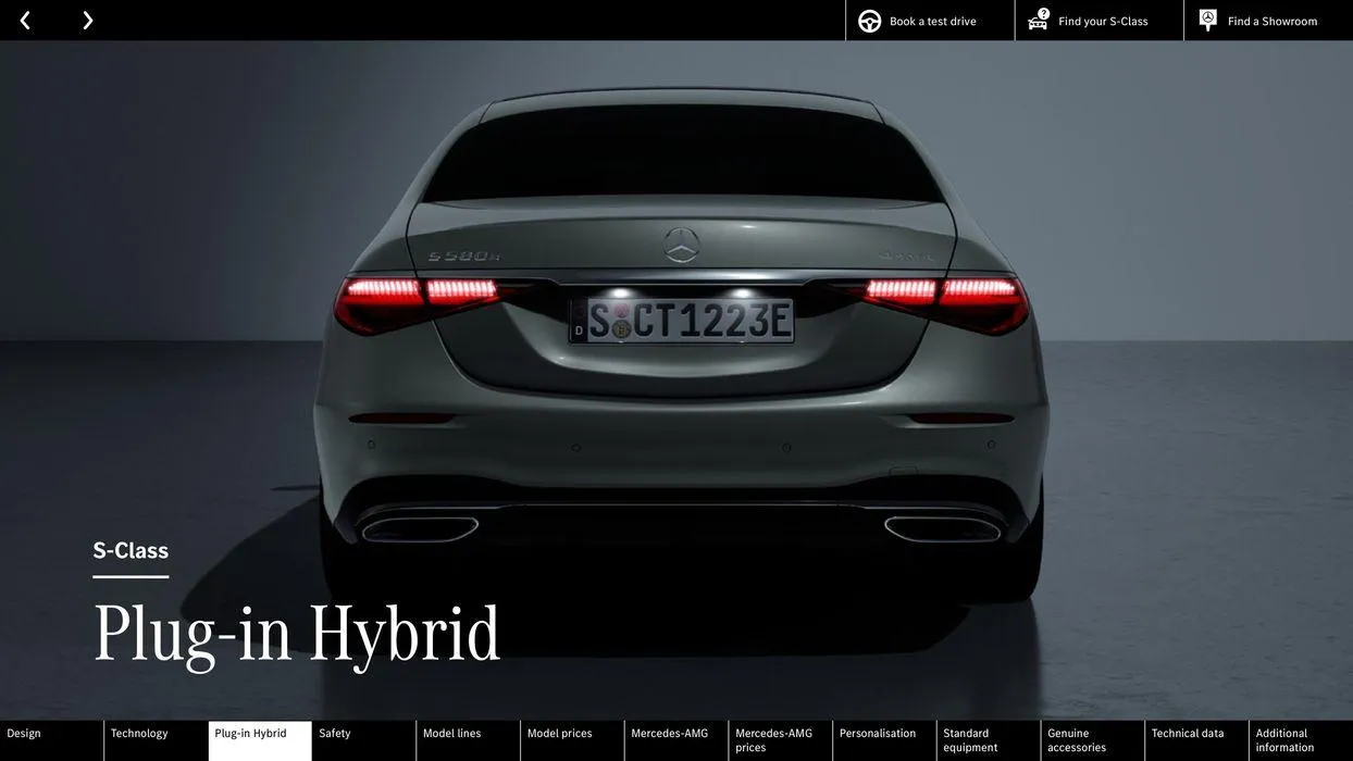 Mercedes Benz S-Class Saloon from 2 May to 30 November 2024 - Catalogue Page 10