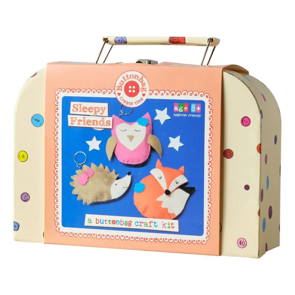 ButtonBag Sleepy Friends Animal Making Kit