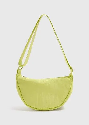 Lime Nylon Moon Bag - One Size