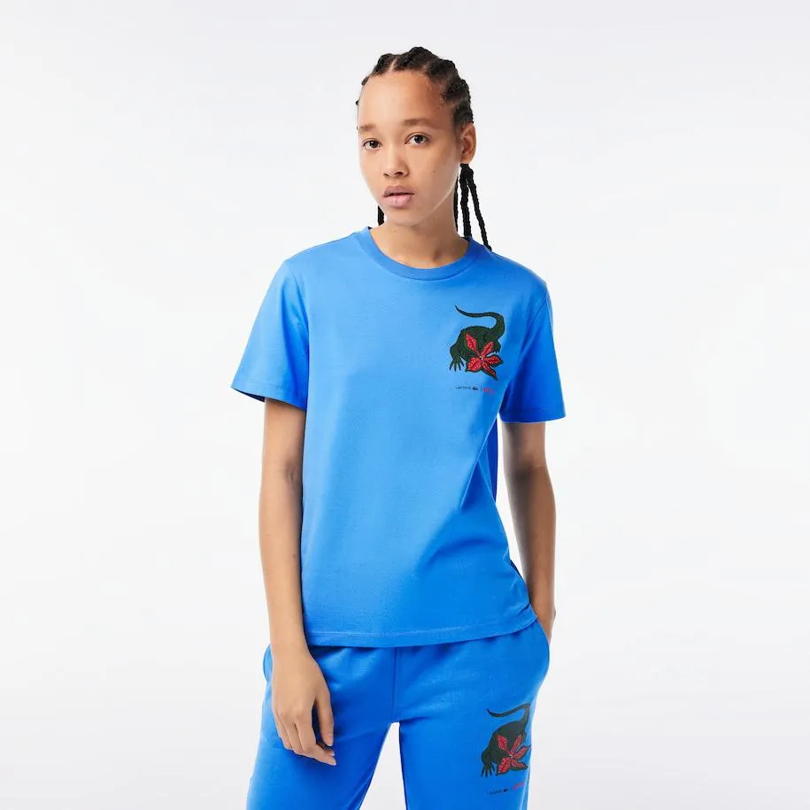 Women’s Lacoste x Netflix Organic Cotton Jersey T-shirt
