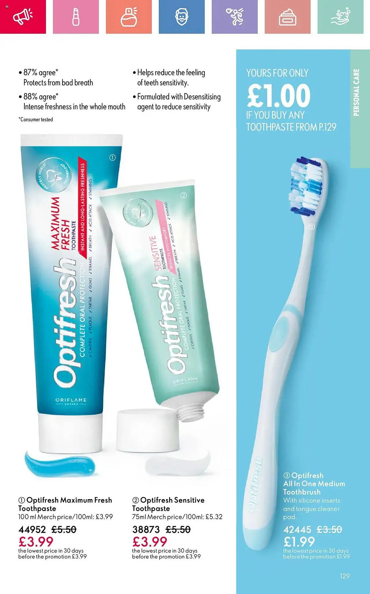 Oriflame leaflet from 31 July to 20 August 2025 - Catalogue Page 129