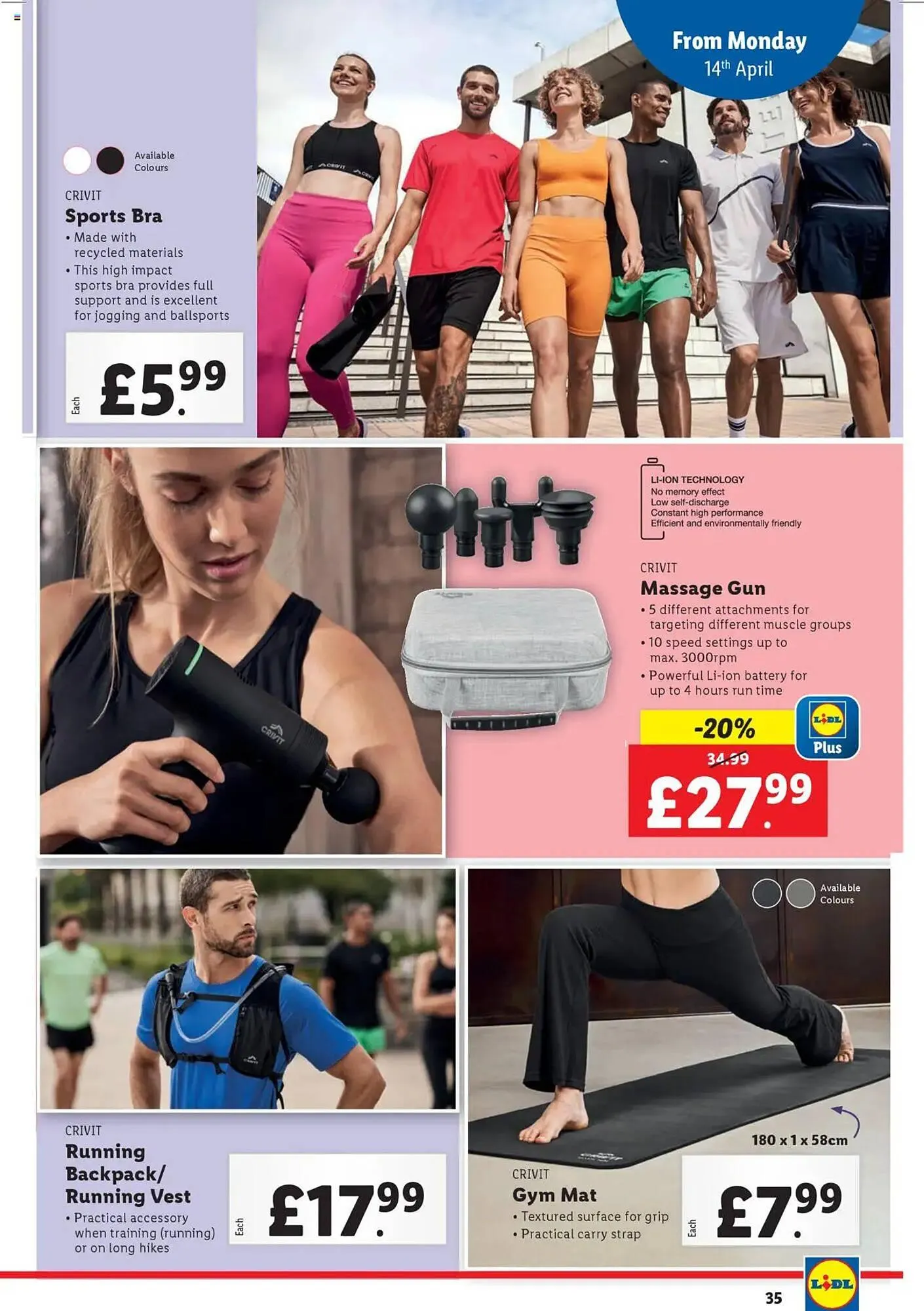 Lidl leaflet from 10 April to 16 April 2025 - Catalogue Page 35