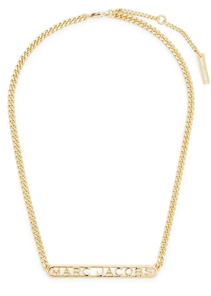 The Monogram Chain gold-plated necklace