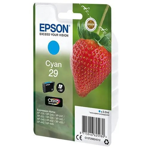 Epson Cyan 29 Claria Ink Cartridge