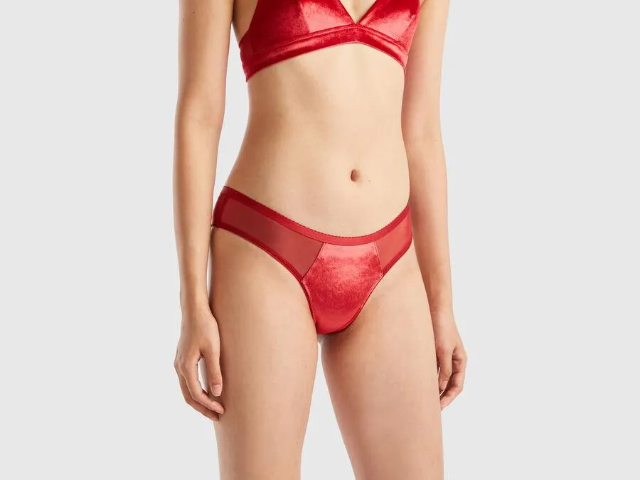 Velour Brazilian briefs