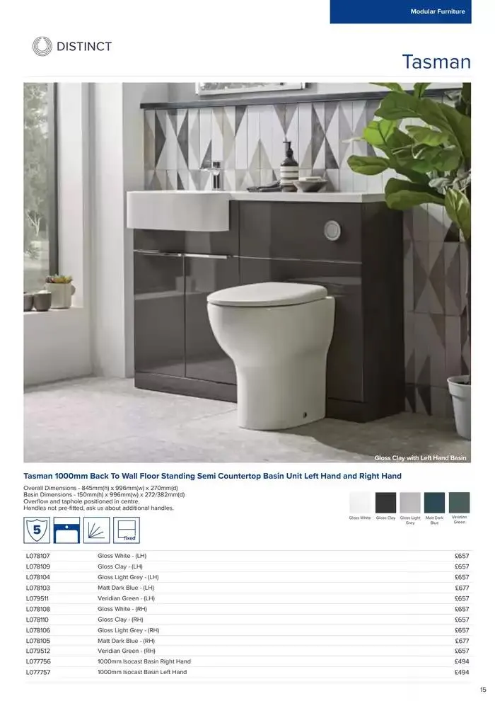 Bathroom Collection 2025 from 6 February to 31 December 2025 - Catalogue Page 17
