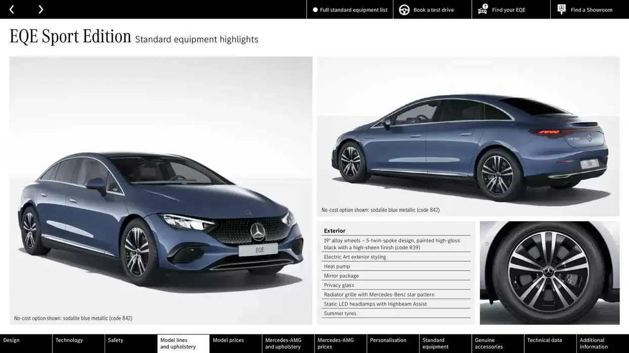 Mercedes Benz EQE Saloon from 24 October to 24 October 2025 - Catalogue Page 23