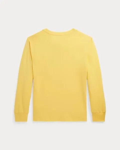 Polo Bear Cotton Long-Sleeve T-Shirt