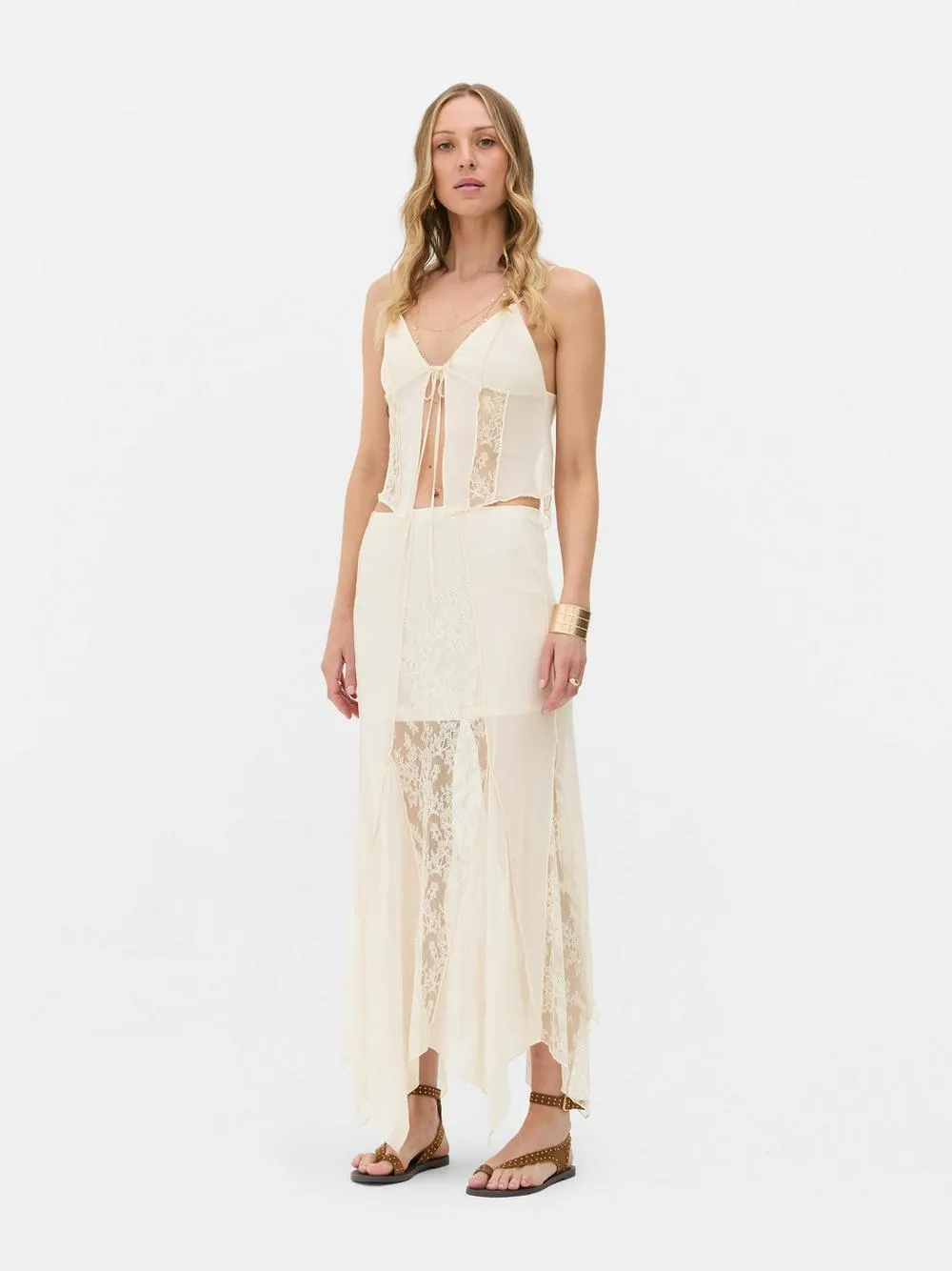 Rita Ora Lace Detail Cami