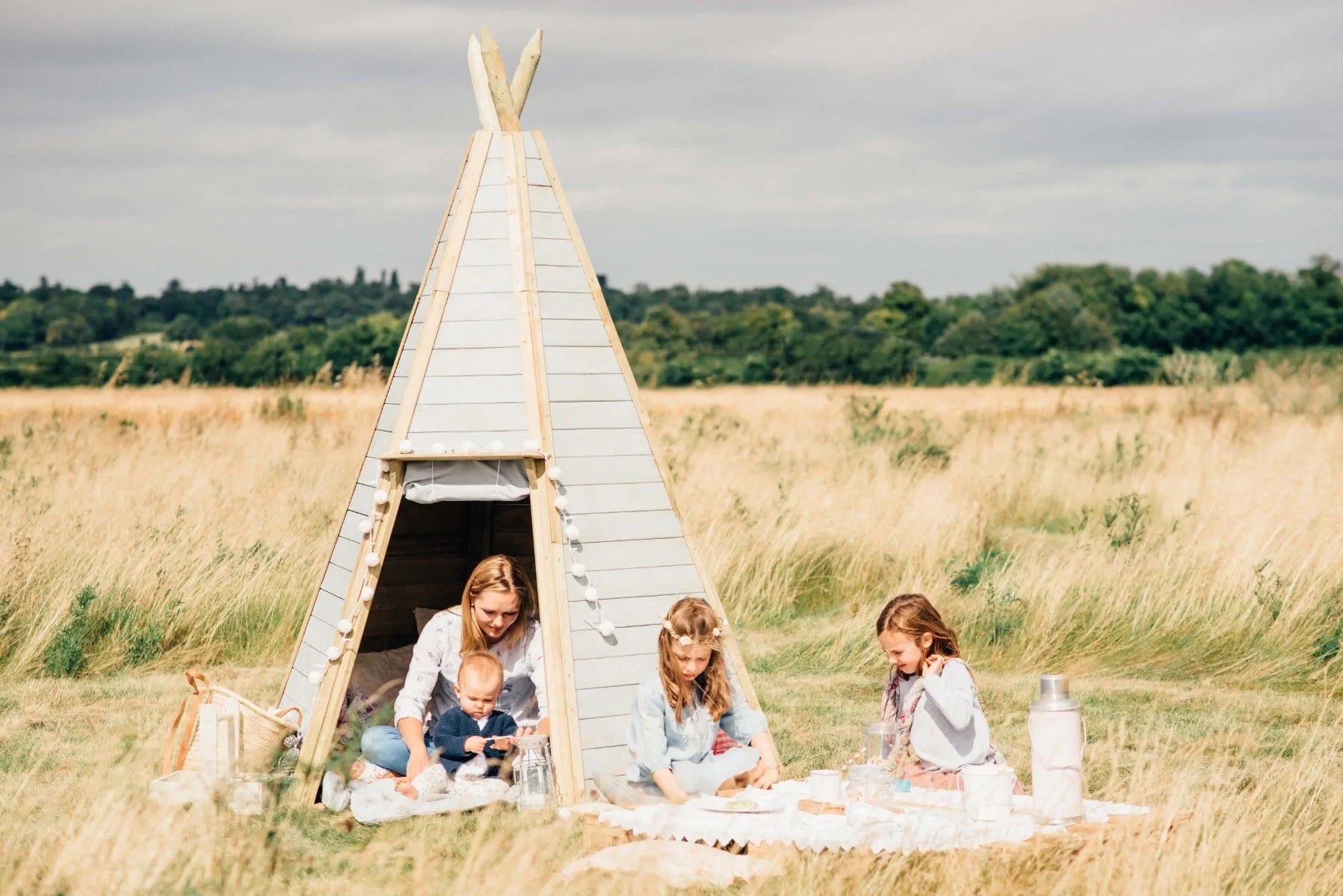 Plum Great Wooden Teepee Hideaway [EU]