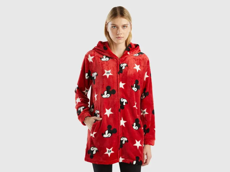 Mickey Mouse dressing gown with zipper