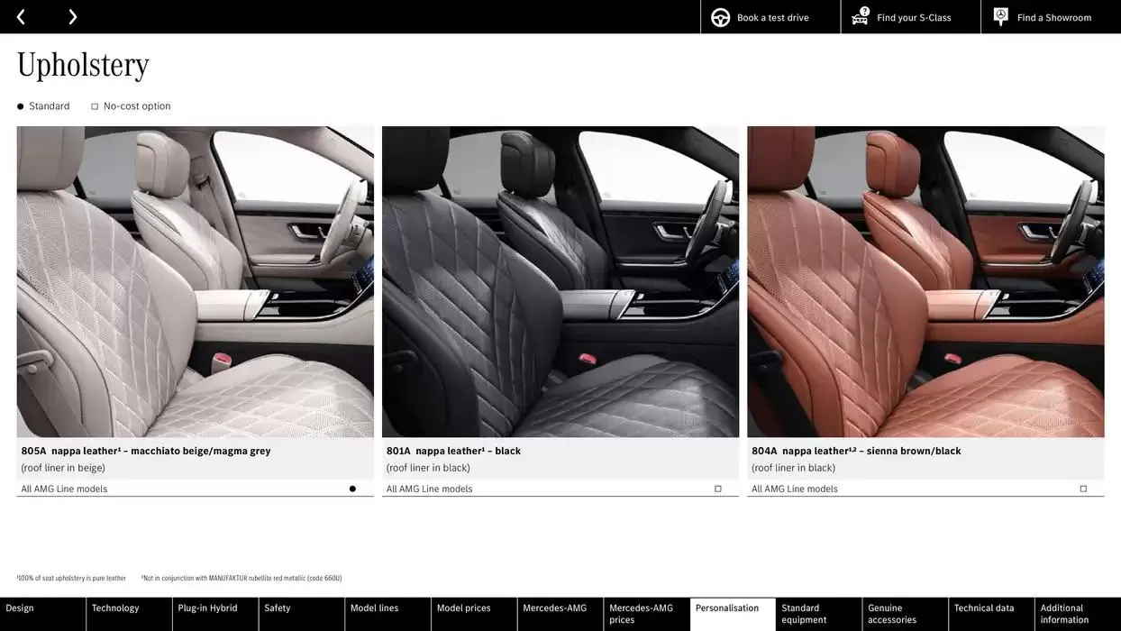 Mercedes Benz S-Class Saloon from 10 October to 10 October 2025 - Catalogue Page 39