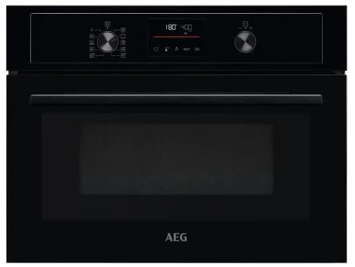 AEG KMX365060B Compact Multi-Function Oven with Microwave - Black