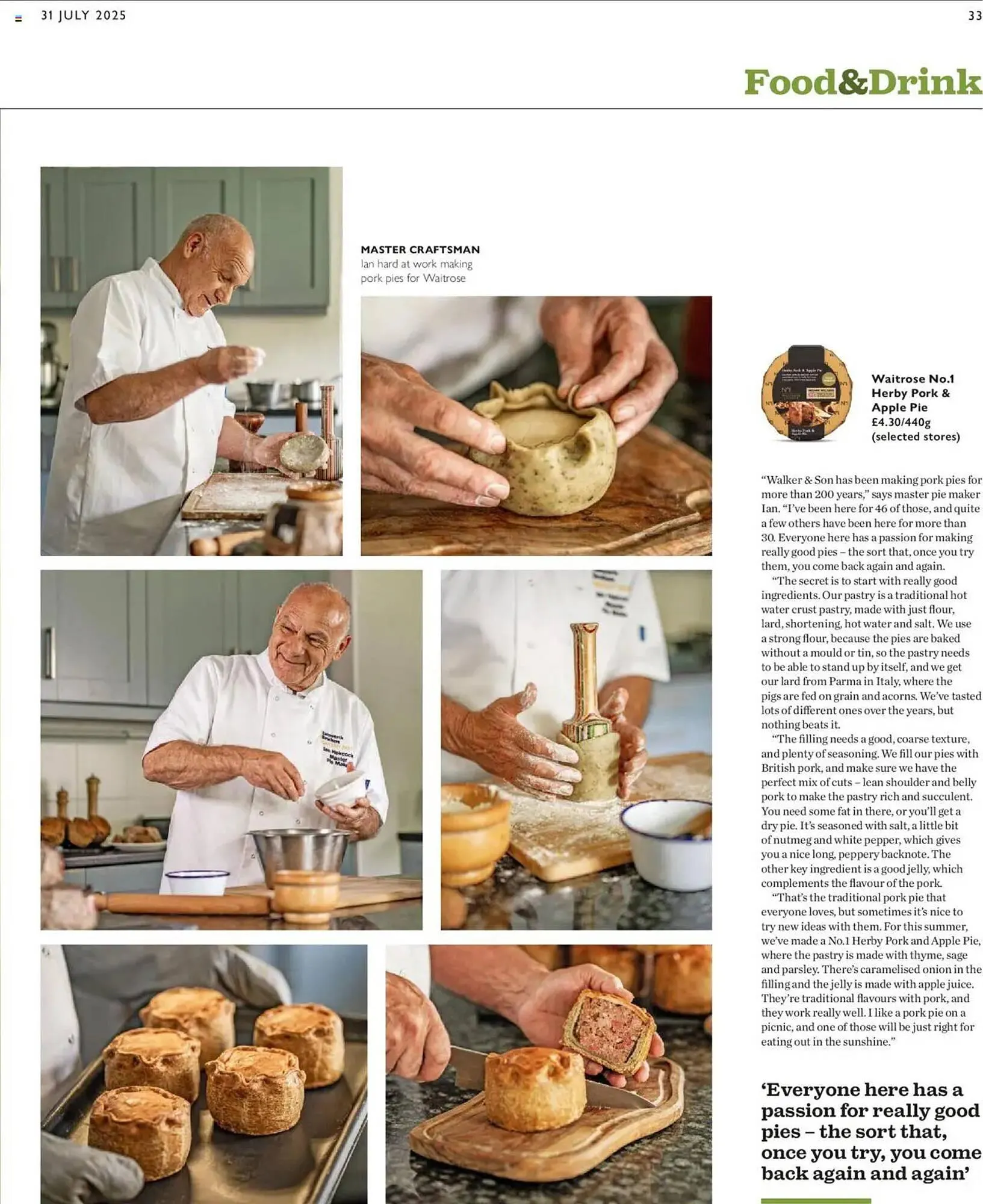 Waitrose leaflet from 31 July to 7 August 2025 - Catalogue Page 33