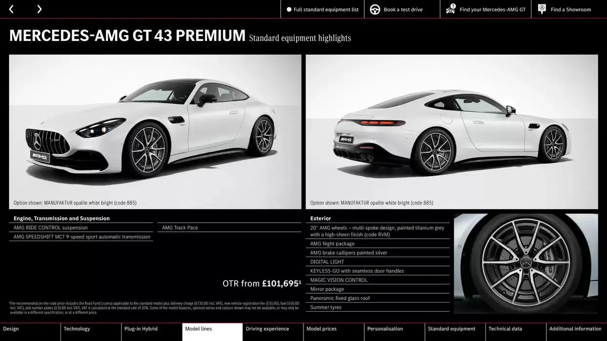 Mercedes-AMG GT Coupé from 11 October to 11 October 2025 - Catalogue Page 26