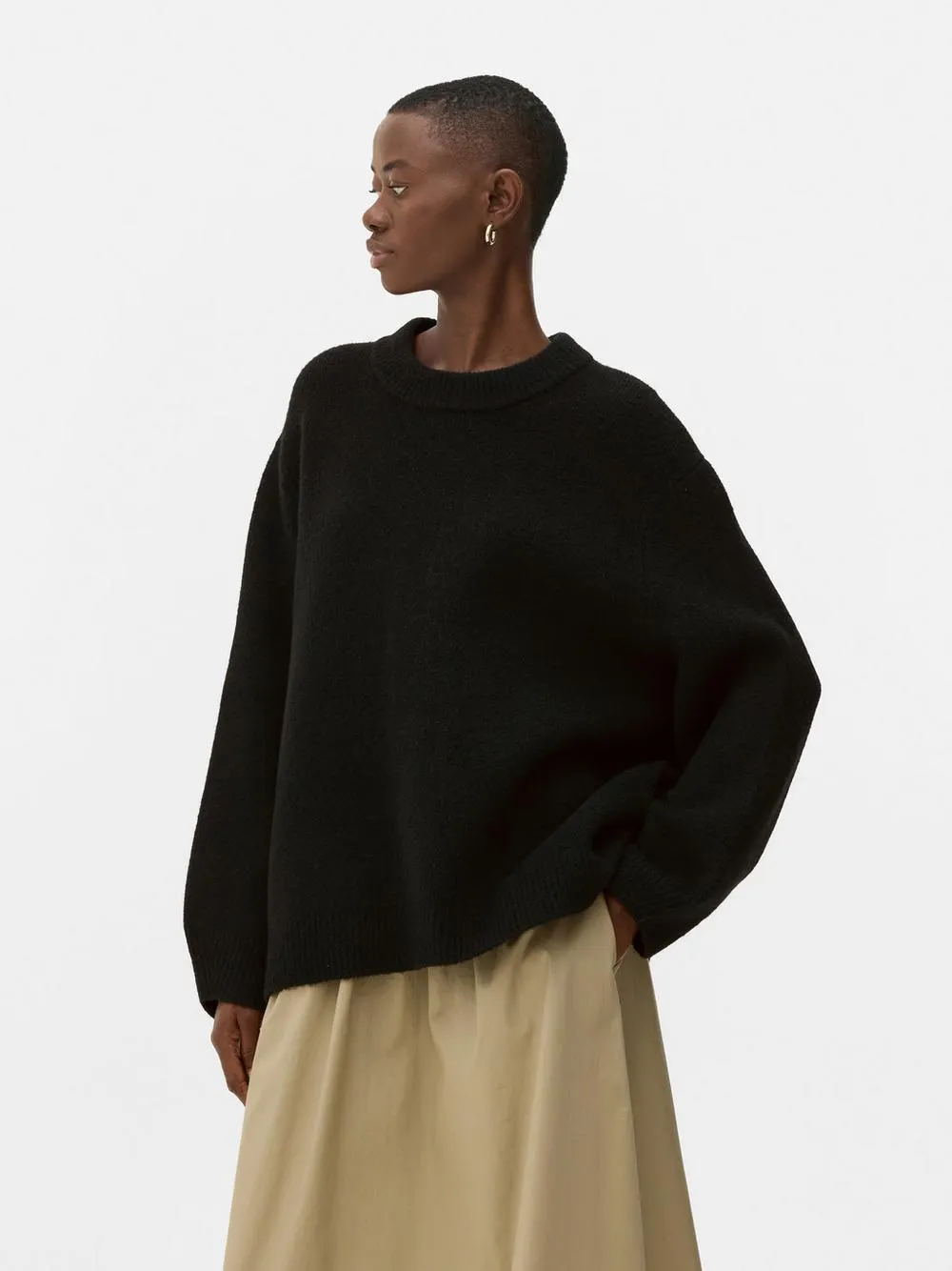 Essential Relaxed Crewneck Jumper