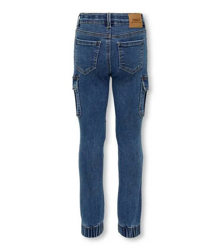 KIDS ONLY Blue Cuffed Cargo Jeans