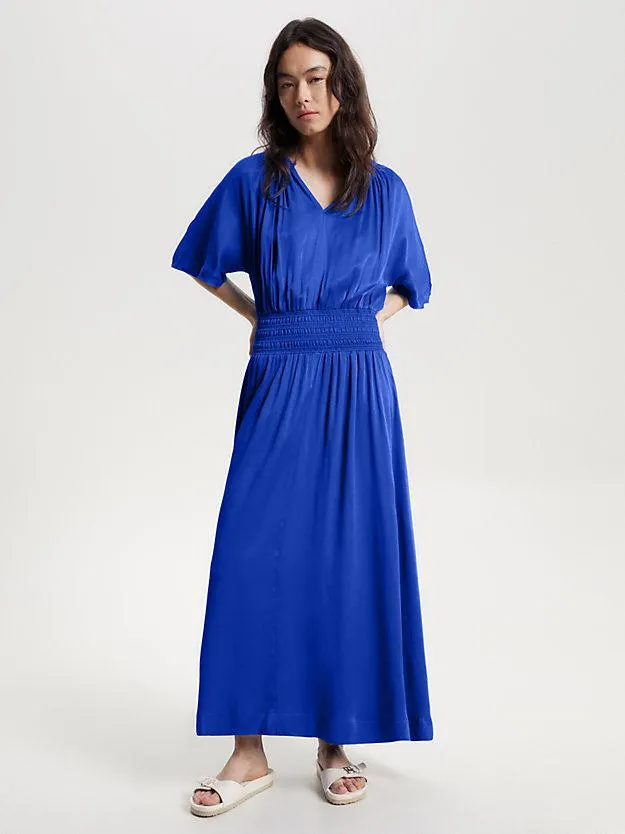 Tommy Hilfiger x Vacation V-Neck Fit And Flare Maxi Dress