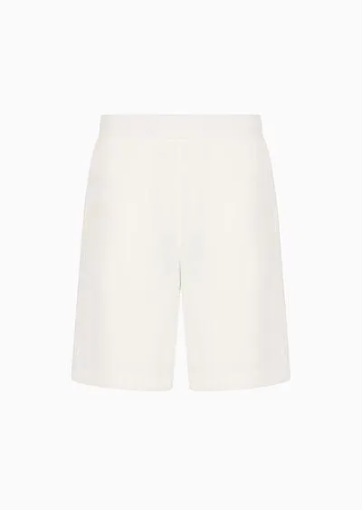 Stretch-jersey Bermuda shorts