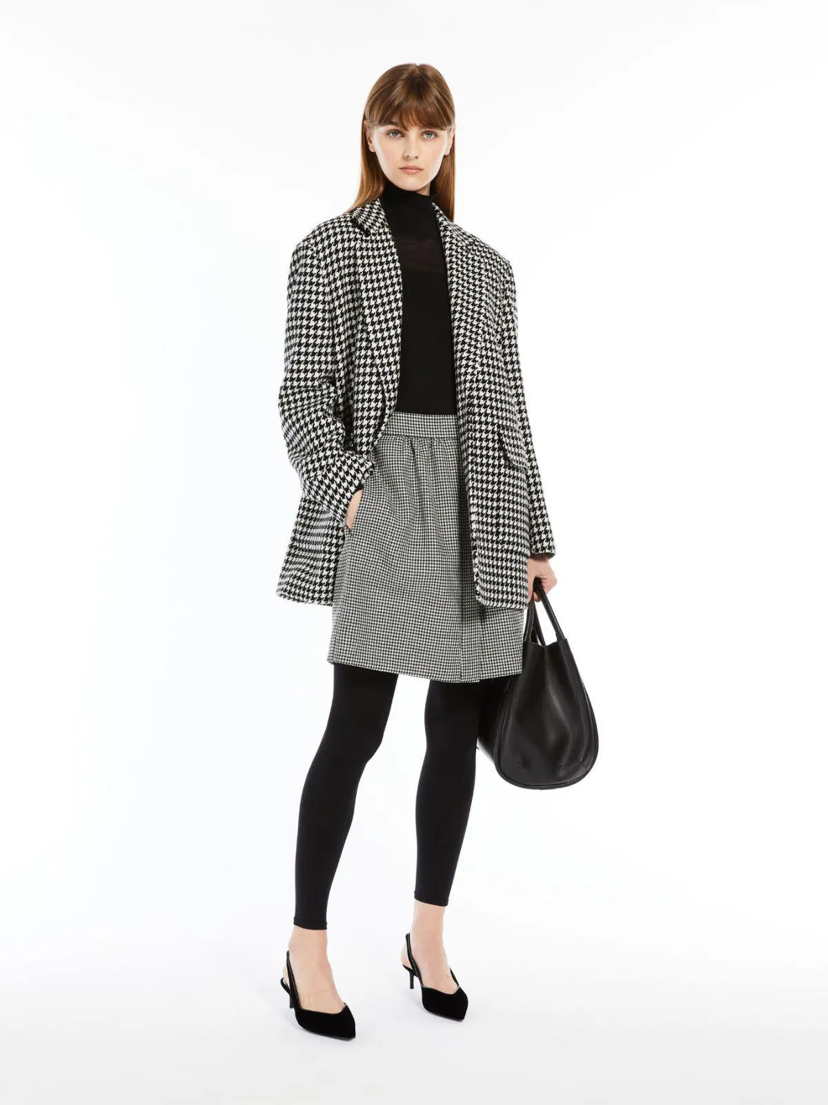 Patterned wool blazer