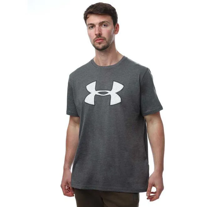 Under Armour Mens UA Big Logo T-Shirt in Grey