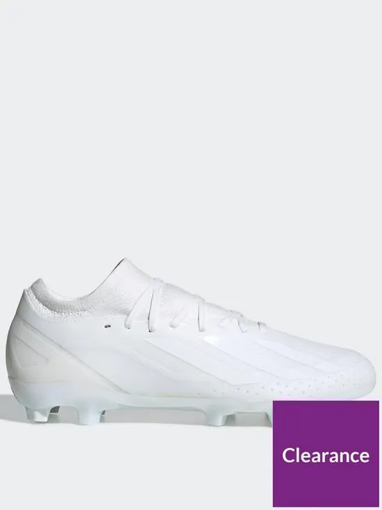 X Crazyfast .3 Firm Ground Football Boots - White