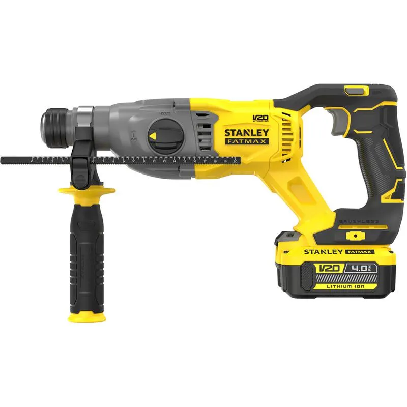 Stanley FatMax V20 18V Cordless Brushless SDS Hammer Drill 1 x 4.0Ah