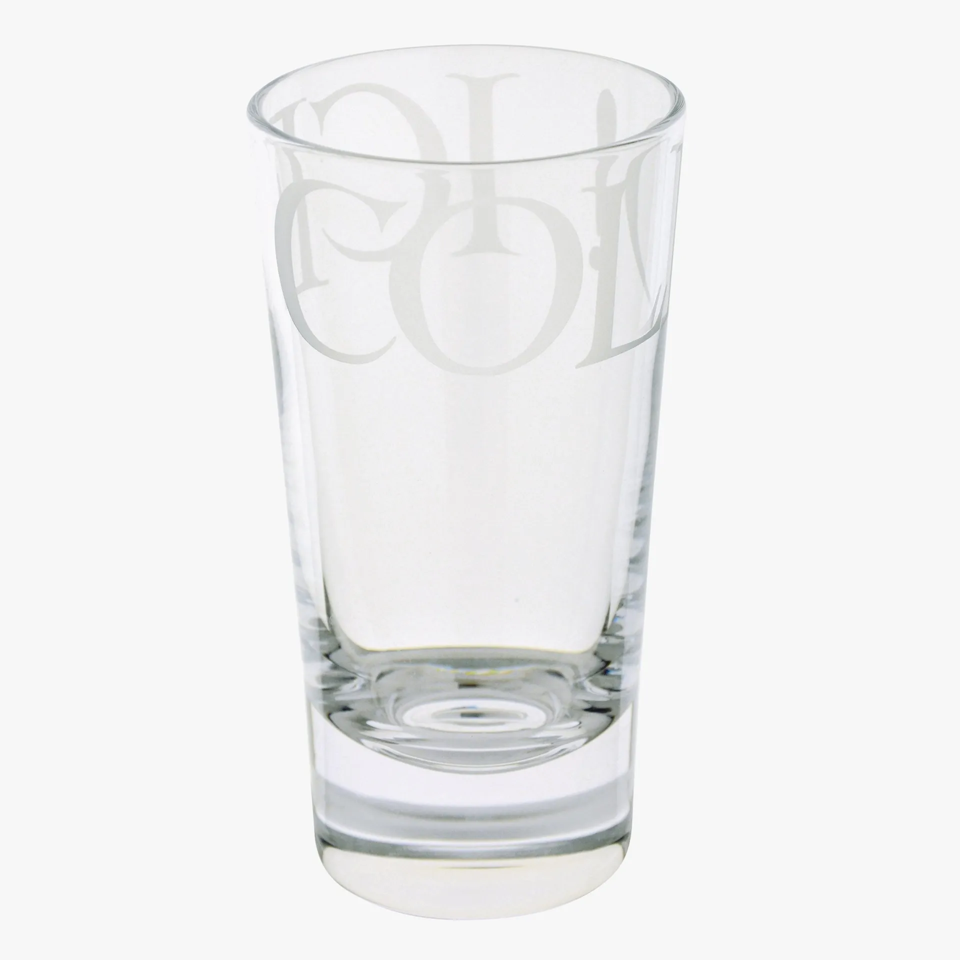 Black Toast Tall Glass Tumbler
