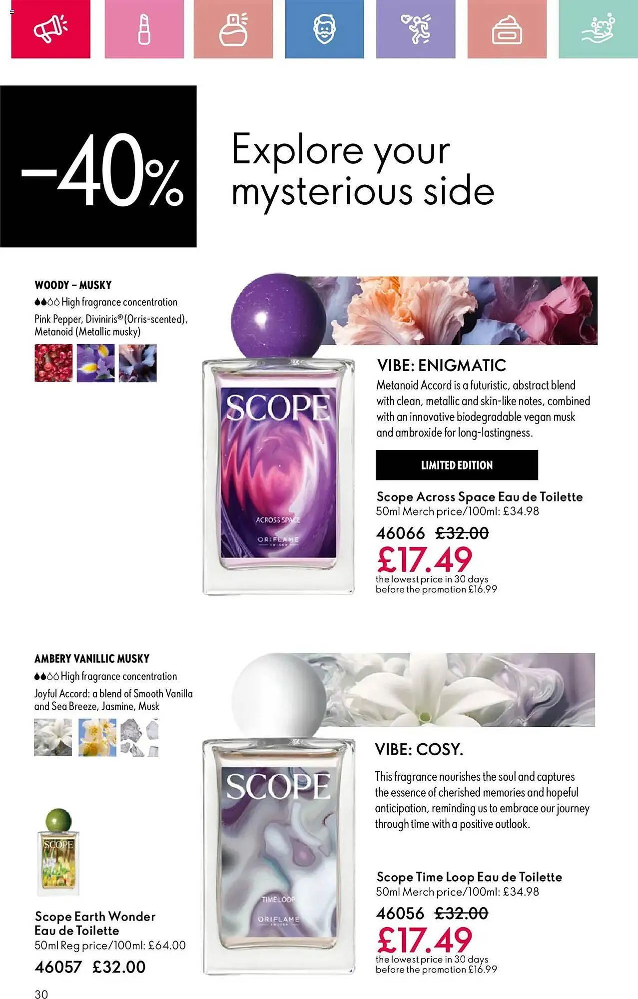 Oriflame leaflet from 17 April to 7 May 2025 - Catalogue Page 30