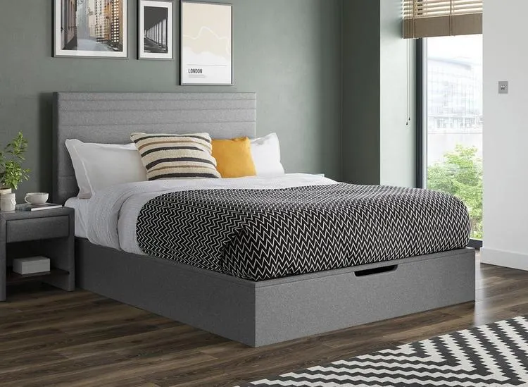 Broadway Upholstered Ottoman Bed Frame